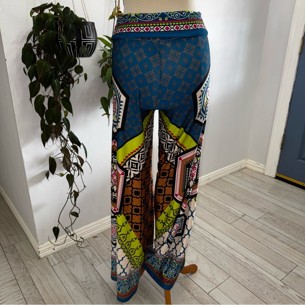 Flying Tomato Multicolor Patterned Wideleg Pants … - image 2